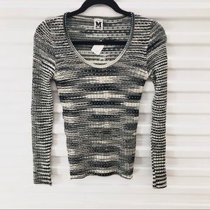 Missoni Space Dye Ribbed Sweater Size 6